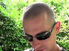 Yougn gay fucked by straight boy outdoor