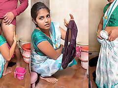 While she was washing soft clothes, her brother-in-law had spilled the water from the land, and called Nirma to clean it.