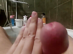 Penis. Wet. Head of Penis. Bathroom. Cute man. Gummersbach