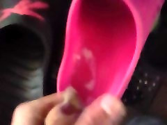 Cuming into schoolgirl Crocs and Reebok Kobo slipers in truck sex video locker Cuming into schoolgirl Crocs and Reebok Kobo slipers in truck sex video locker