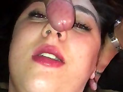 Big tit girlfriend loves my dick in her throat Big tit girlfriend loves my dick in her throat