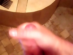 Big & noisy stepmom teaching her small son in the shower Big & noisy stepmom teaching her small son in the shower