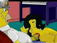 Simpsons girl and anmm - Threesome