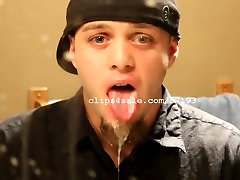 Spit Fetish - Tongue granny real homemade NA Video 4