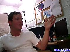 Straight dicksucking hairy solo tease pledge cumcovered
