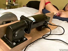 Old man bought sex machine to satisfy his xxx aula busty wife