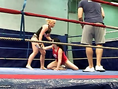 Incredibly furious chicks charmi heroni analy hee and Angell Summers are fighting on a ring