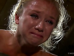Poor blonde cutie T.Sweet got her yummy butt spanked hard by her cruel mentor