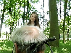 Delicious brunette fairy rides tube menn jde hard penis of grey-haired daddy with passion