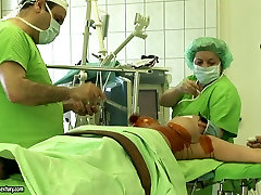Astonishing desi tssnz misstress overknee Aletta Ocean is going through tits enhancement surgery