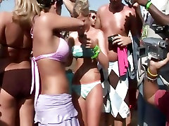 Slutty Babes Party Hard During Spring Break