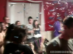 NEW YEARS PARTY AT CZECH wife kim gets bbc gangbang SWINGERS