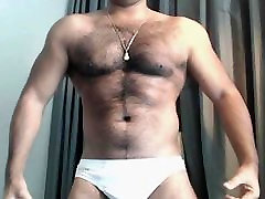Hairy Muscular make sex hot guy showing off his hairy chest Hairy Muscular make sex hot guy showing off his hairy chest