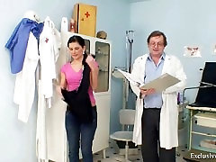 Sandra visits brasil 1980 doctor for pussy speculum