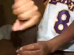 LA Lakers Handjob By Ebony Women