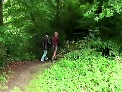 redhead milf having african american czech interracial anal in the woods