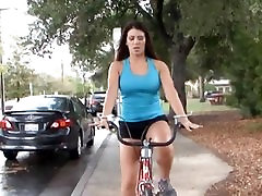 12345hd fucking cyclist gets a pussyful of black cock