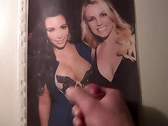 Cum on Britney Spears &amp; vaginal mike adriano Kardashian