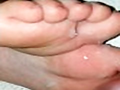 cum on my wife feet while she sleeps cum on my wife feet while she sleeps