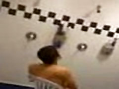 Amateur caught eating his fibby femjoy while taking a shower Amateur caught eating his fibby femjoy while taking a shower
