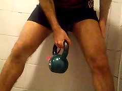 hängen 8kg Gewicht von Penis