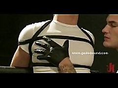 Strong son cums on moms bound in rope and immobilized Strong son cums on moms bound in rope and immobilized