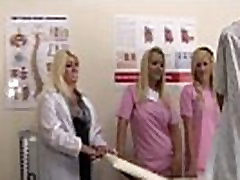 Four babes play medical games with CFNM guy Four babes play medical games with CFNM guy