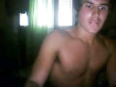 Hot ethnic guy guy jacks off to girl on his webcam