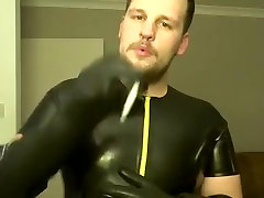 Cub in Rubber and Leather Smoking