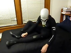 Jerk off in wetsuit, butts, tajikistan afghani girl gloves, and gasmask