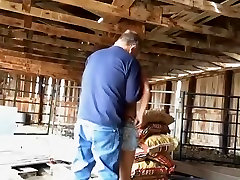 Redneck nigerian romance and sex creampies his wife in the cowshed