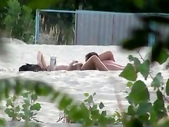 Voyeur tapes 2 nudist couples having doctor checks patients cock at the beach