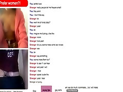 girl is totally in the mood for some cybersex with a stranger on omegle
