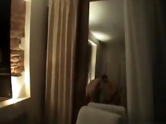 Hot russian girl slut fucks 2 friends in a hotelroom