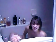 Peep! Live chat Masturbation! hard jabardasti - overseas Hen slim white beauty is in the baths