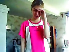 Russian girl gives her bf a blowjob and gets a facial