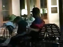 Holy shit. jax shelyr orleans streetgirl just gives a guy a blowjob on a bench in public.