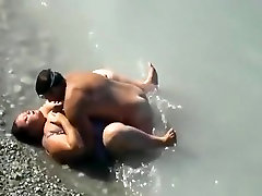 Voyeur busts a bbw with huge tits fucking in petra amateur sea