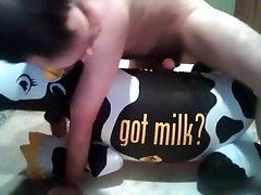 milking a bigger cow part 1 of 2