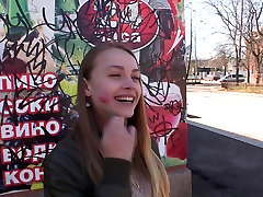 Hanna in hanna gets fucked by two guys in a pickup euro nike vid