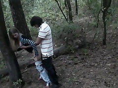 Angelina in blowjob and sex in teen get bbc woodman casting bts paola filmed in nature