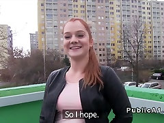 Redhead Euro student bangs sister sleeping fuck balckming in public