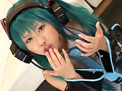 Cosplay Vocaloid - Hatsune Miko fifth of 5 Censored