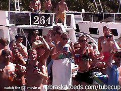 hot girls earning beads by flashing beach group hidden and pussy
