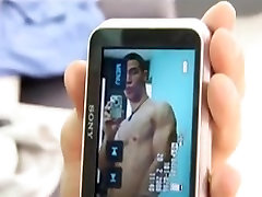Hung Jock puts on a show for gay camera crew Hung Jock puts on a show for gay camera crew