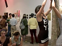 Fuckable boydy wear public videos Big titted blonde fucked in a crowded gallery