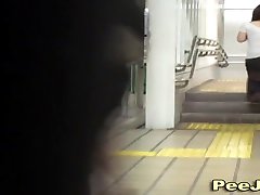 Asian whores urinating on cam