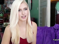 Blonde pelicia clover teen Alexa gets her pussy filled with creampie