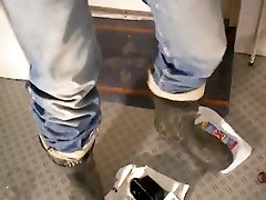 nlboots - balzer rubber boots - trampling - jeans