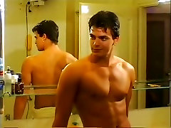 Gorących mężczyzn gwiazd porno El Volcan i Robert Форестер w rogowej Rimming, gej masturbacja porno sceny